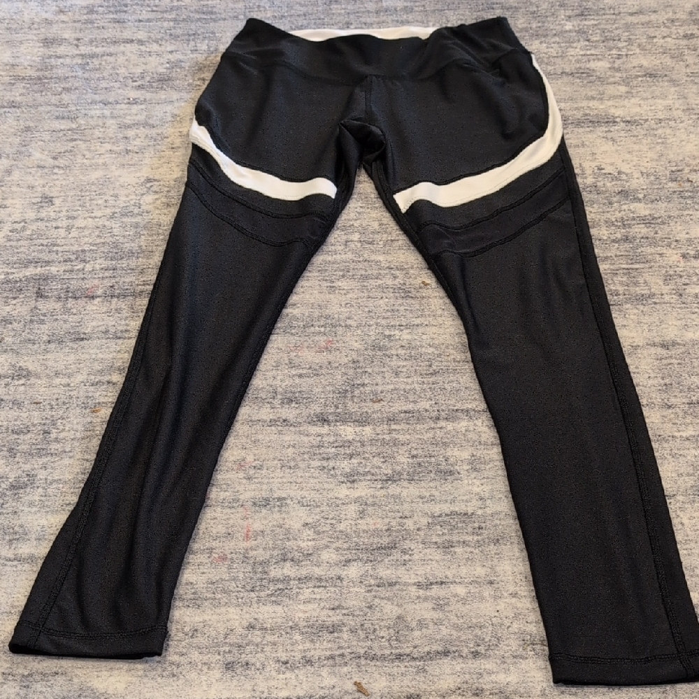 Kids Black and White Leggings